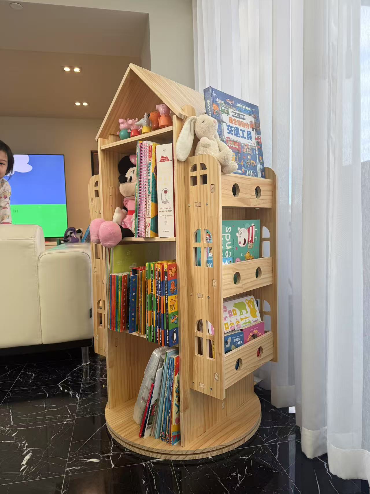 Revolving Kids Bookshelf