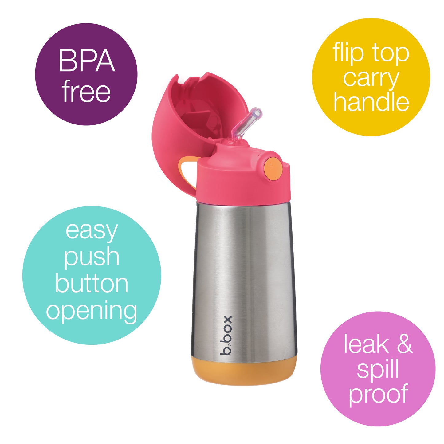 b.box Insulated Drink Bottle 350ml