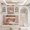 AAA+ Timber Luxury Princess Castle Bunk Bed with Slide DM-PCBB-150P