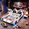 White PU Leather Kids Car Bed